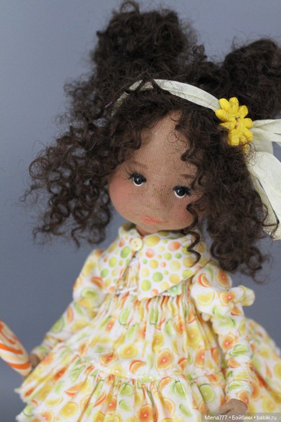 Амелия — Авторские текстильные куклы: Вальдорфские (фото 3)