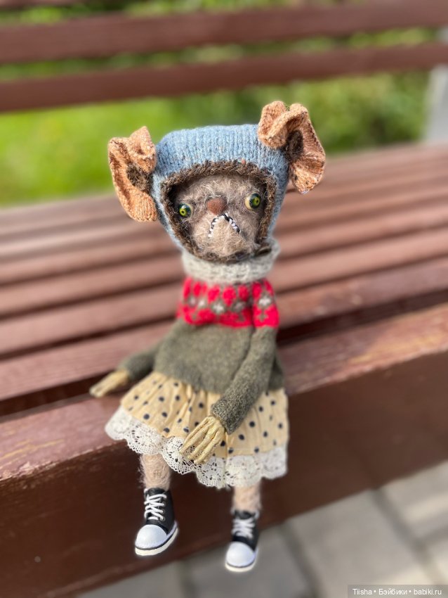 Good and strange — Текстильные игрушки и примитивы: кофейные (фото 10)