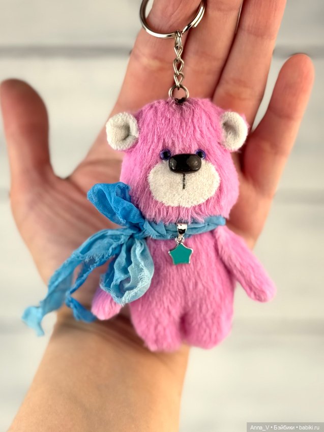 Тедди брелочки — Авторские мишки Тедди и друзья: фото (фото 7)