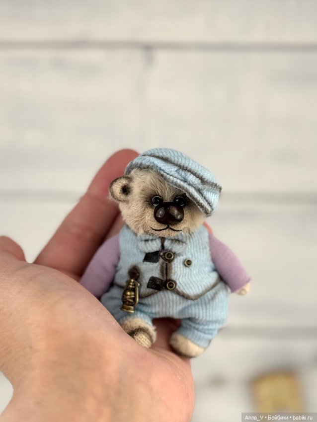 Тедди мишка Сержик — Авторские мишки Тедди и друзья: фото (фото 3)