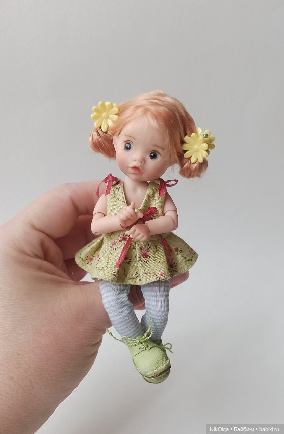 Малышка собрана — Авторские шарнирные куклы своими руками: лепка (фото 8)