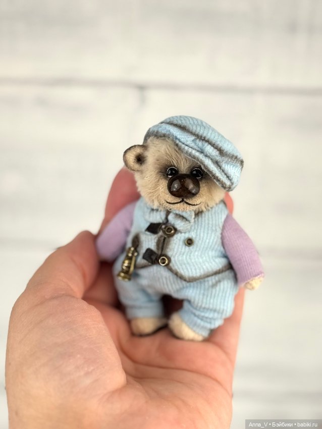 Тедди мишка Сержик — Авторские мишки Тедди и друзья: фото (фото 2)