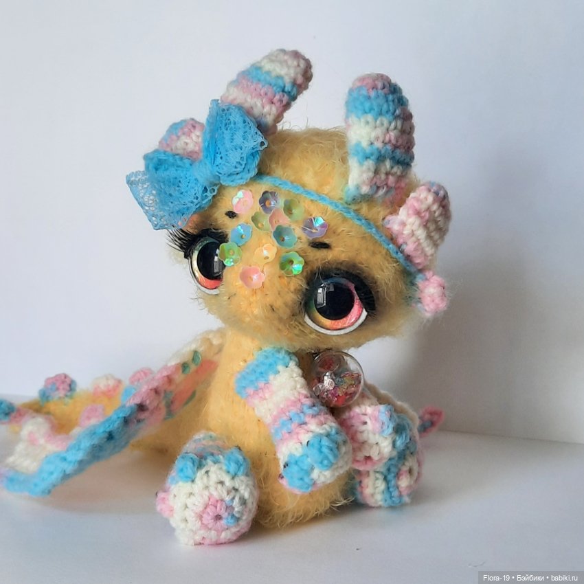 Солнечный Дракошка — Вязаные игрушки и амигуруми: крючком (фото 3)