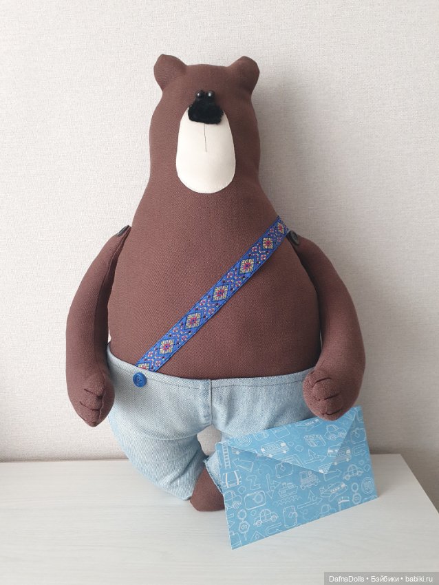 🐻 Мишка-подушка для малыша (фото 3)