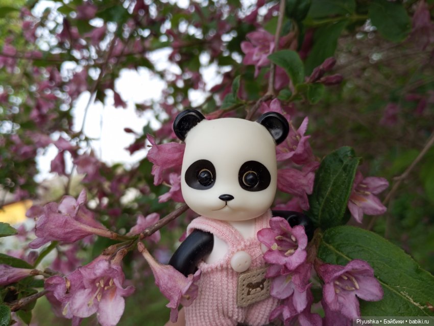 Весеннее: Панда Лёля, цветочки и пчёлки (фото 6)