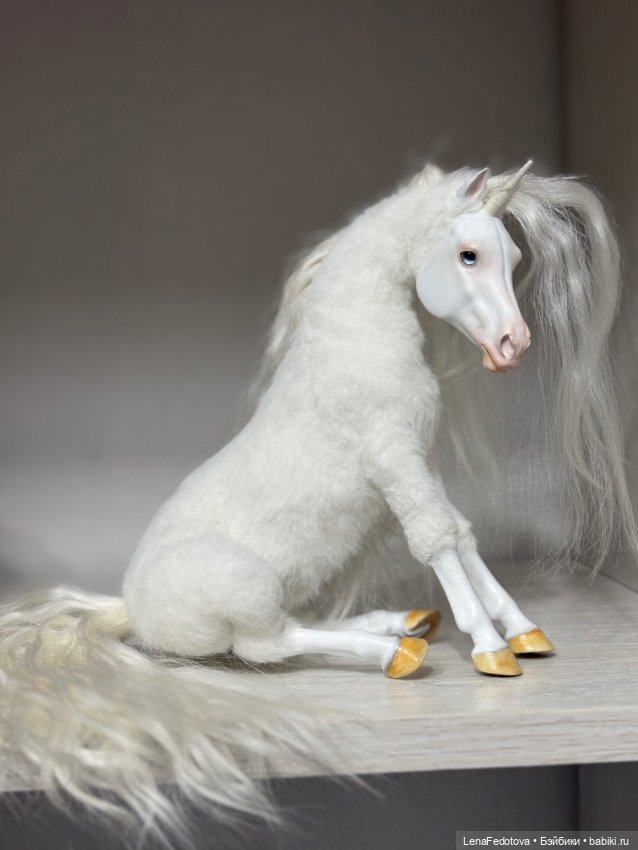 Мини лошадка Единорог — Домашние фото авторских игрушек: Тедди (фото 6)