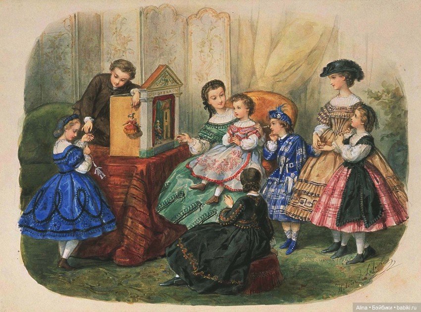 Детство XIX века в акварелях (фото 6)