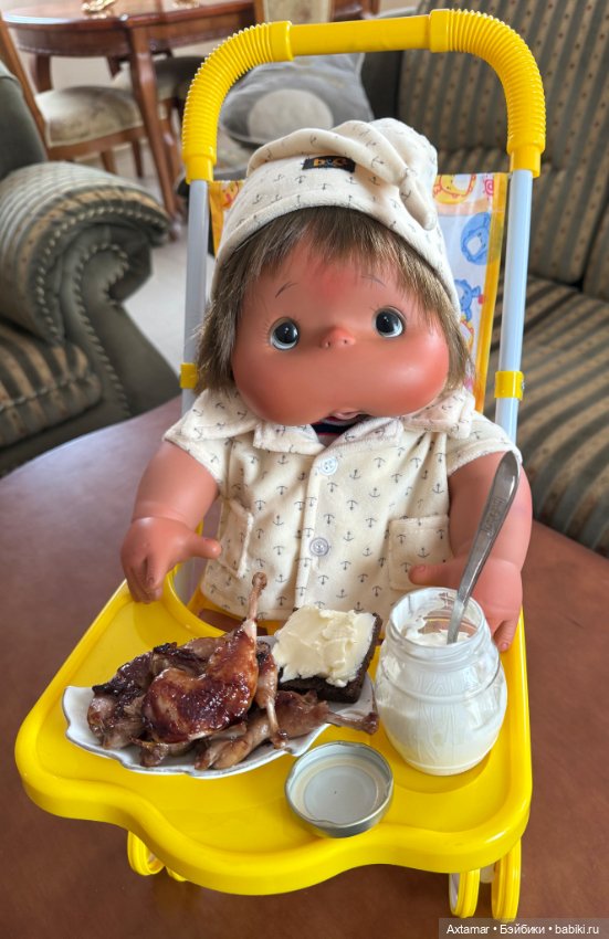 Барбарик проголодался 🧸😻 — Винтажные куклы Японии: Sekiguchi (фото 6)