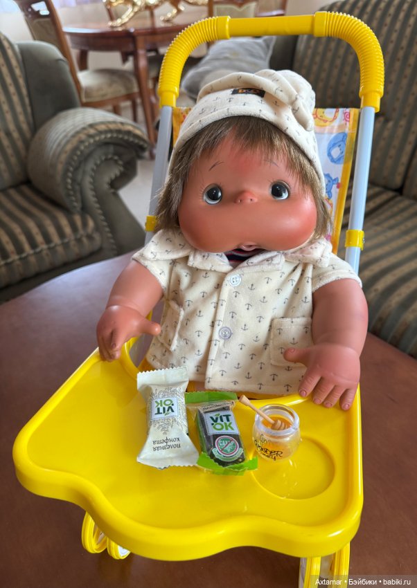 Барбарик проголодался 🧸😻 — Винтажные куклы Японии: Sekiguchi (фото 9)