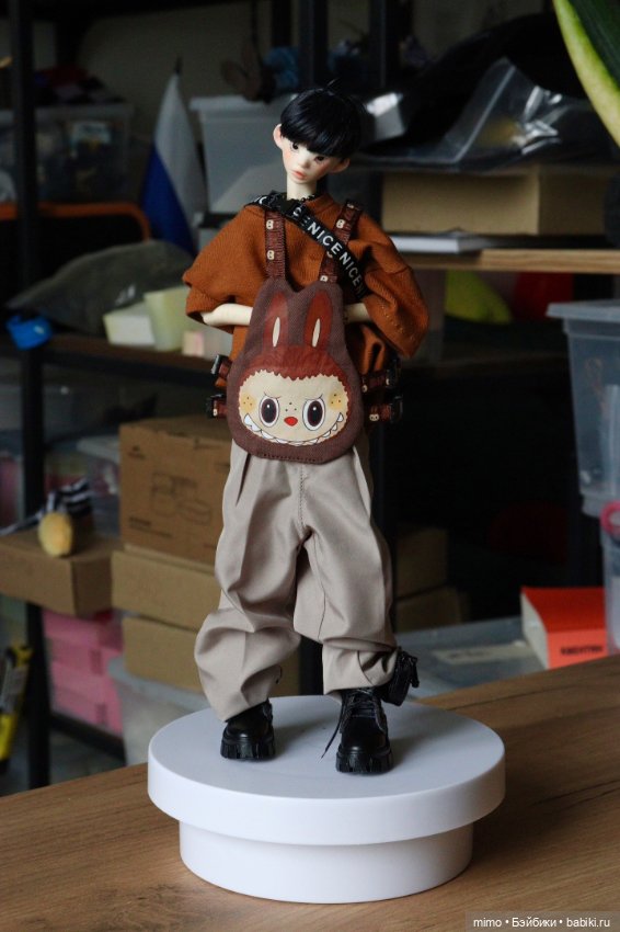 Сирен labubu — Авторские шарнирные куклы своими руками: лепка (фото 5)