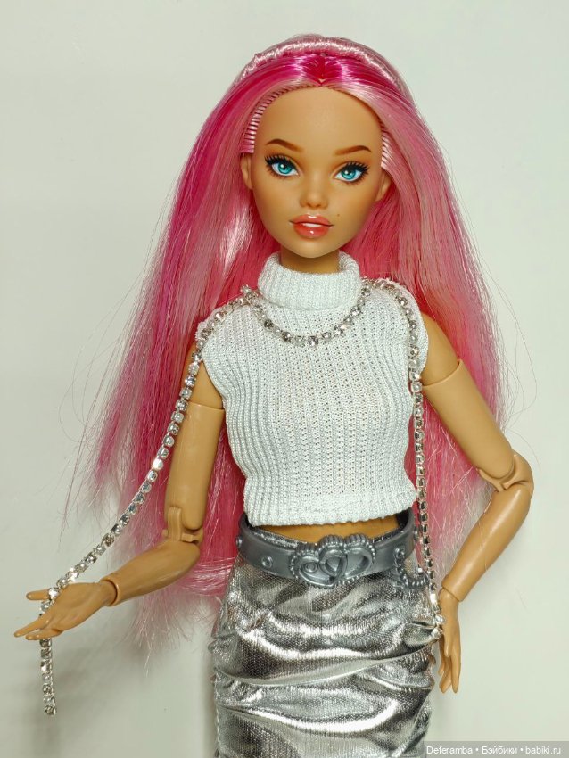 ООАК русалочки Одиль — ООАК и кастом Барби (Barbie): репейнт (фото 5)