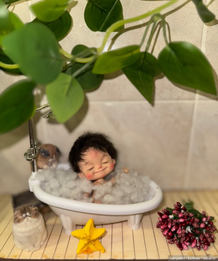 Душ 🚿💦🛀 ванная — Куклы и тела Obitsu 11 (Ob11): гибриды (фото 2)