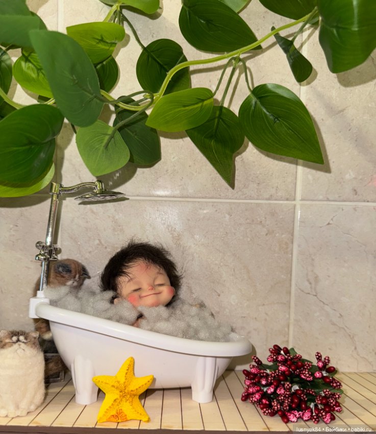 Душ 🚿💦🛀 ванная — Куклы и тела Obitsu 11 (Ob11): гибриды (фото 4)