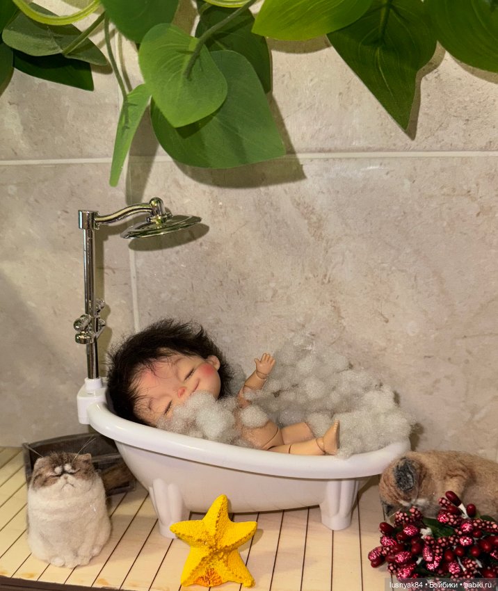 Душ 🚿💦🛀 ванная — Куклы и тела Obitsu 11 (Ob11): гибриды (фото 8)