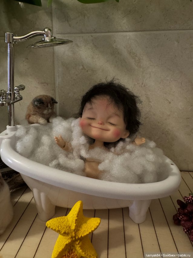 Душ 🚿💦🛀 ванная — Куклы и тела Obitsu 11 (Ob11): гибриды (фото 6)
