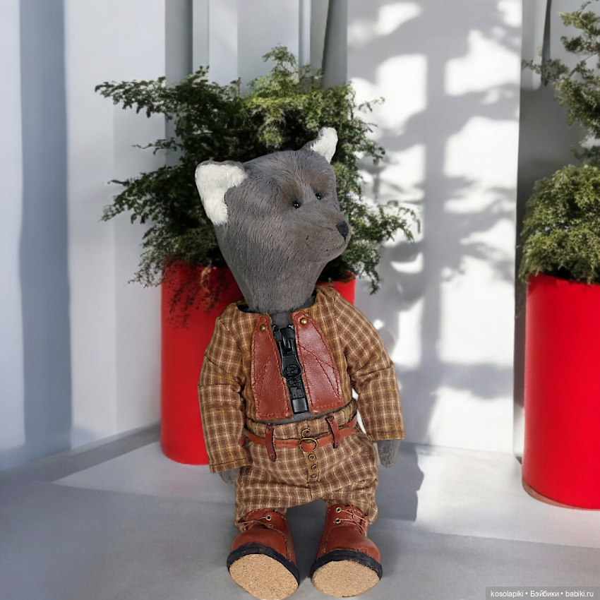 Волк Анатолий или Тедди в коже🐺