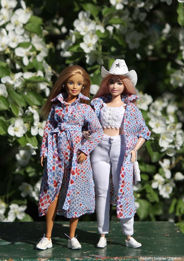 Платья-рубашки для барби и не только