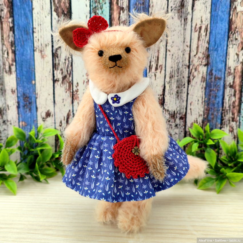 🌿Волк Тедди Василиса💙 — Авторские мишки Тедди и друзья: фото (фото 2)