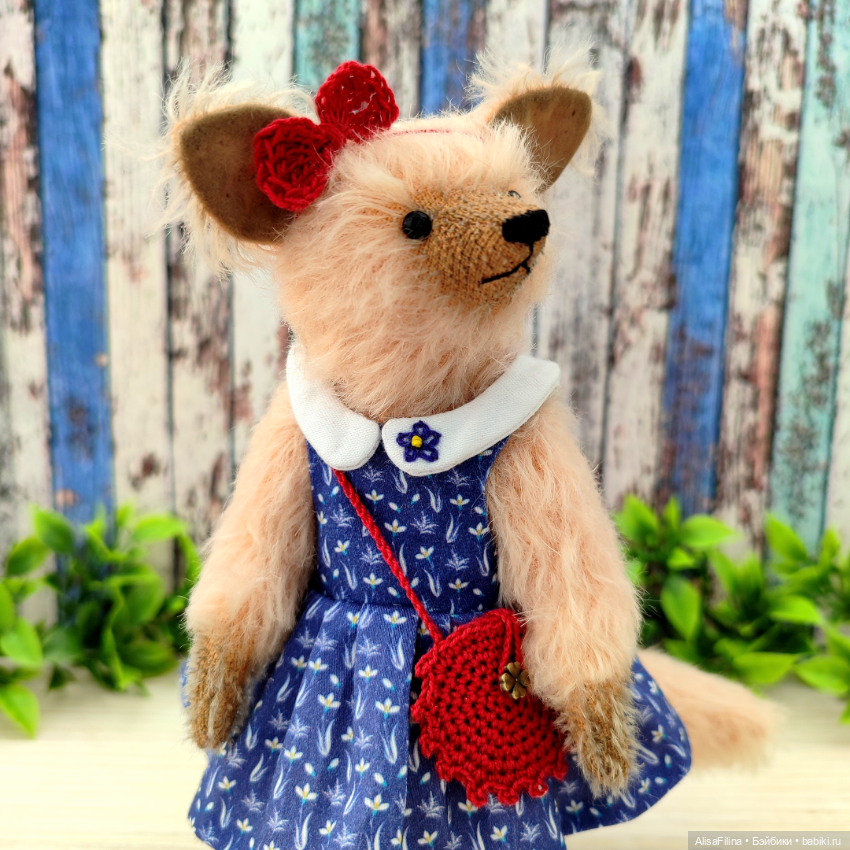 🌿Волк Тедди Василиса💙 — Авторские мишки Тедди и друзья: фото (фото 10)