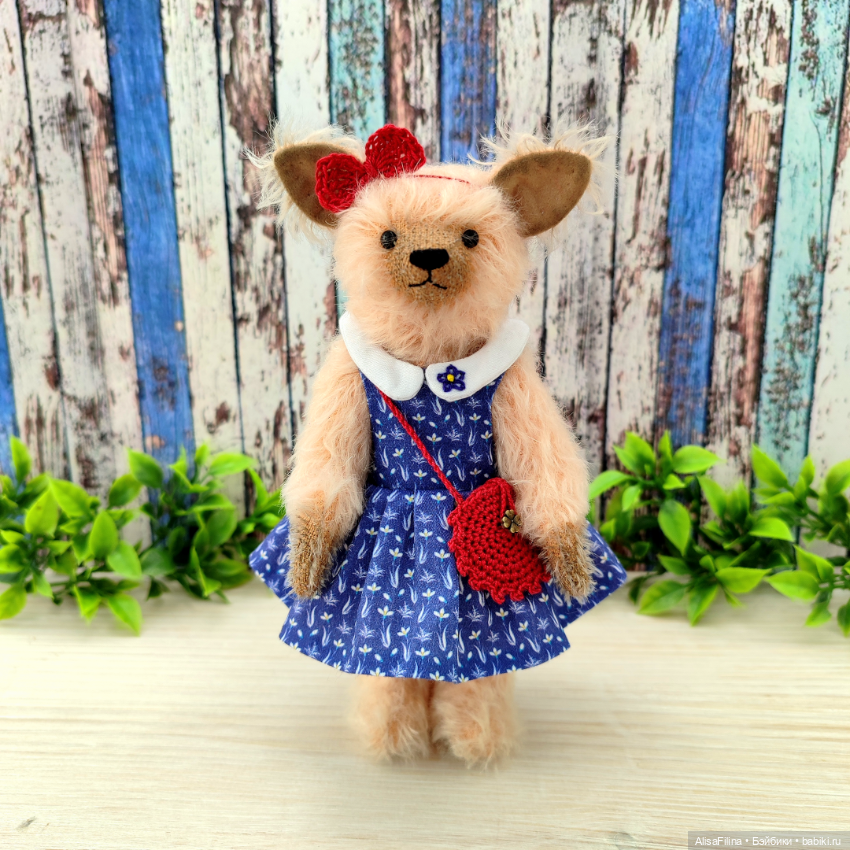 🌿Волк Тедди Василиса💙 — Авторские мишки Тедди и друзья: фото