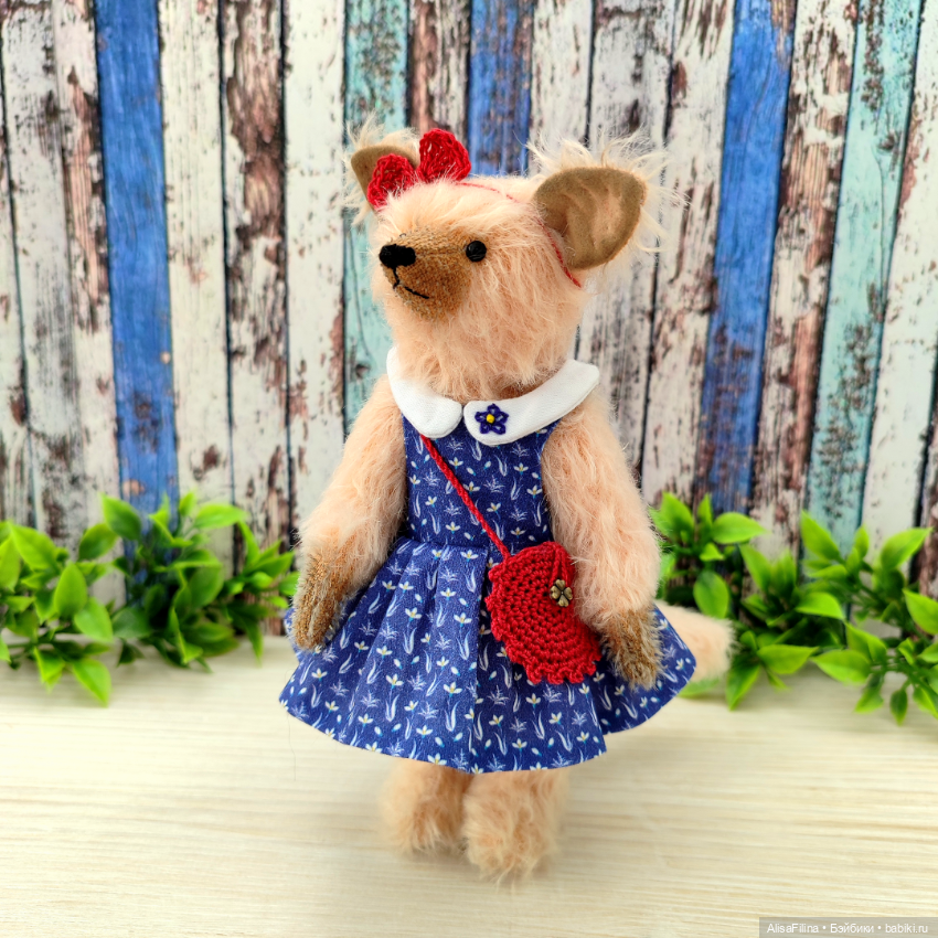 🌿Волк Тедди Василиса💙 — Авторские мишки Тедди и друзья: фото (фото 4)