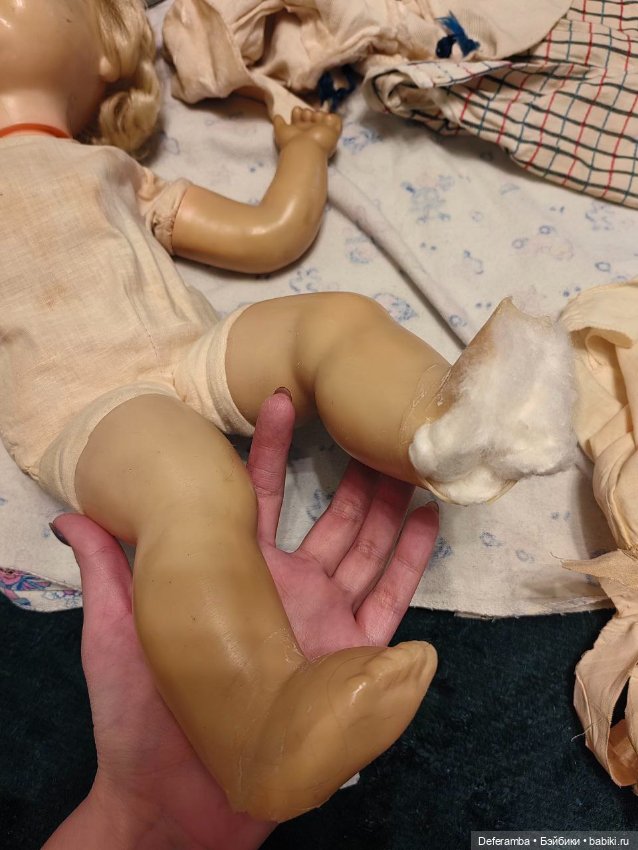 Реставрация советской куклы (фото 5)
