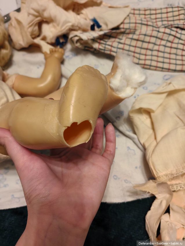 Реставрация советской куклы (фото 4)