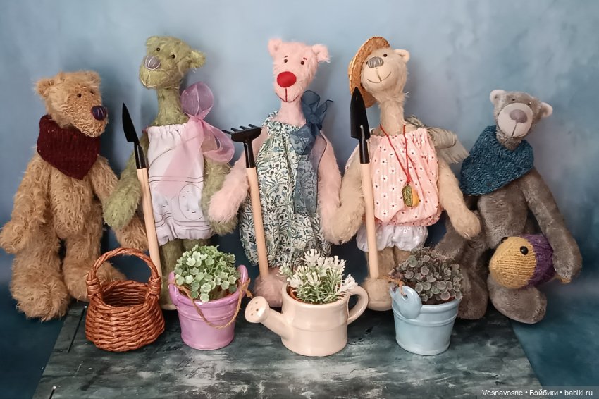 Дачники. Мишки в стиле Цвергназе (фото 3)