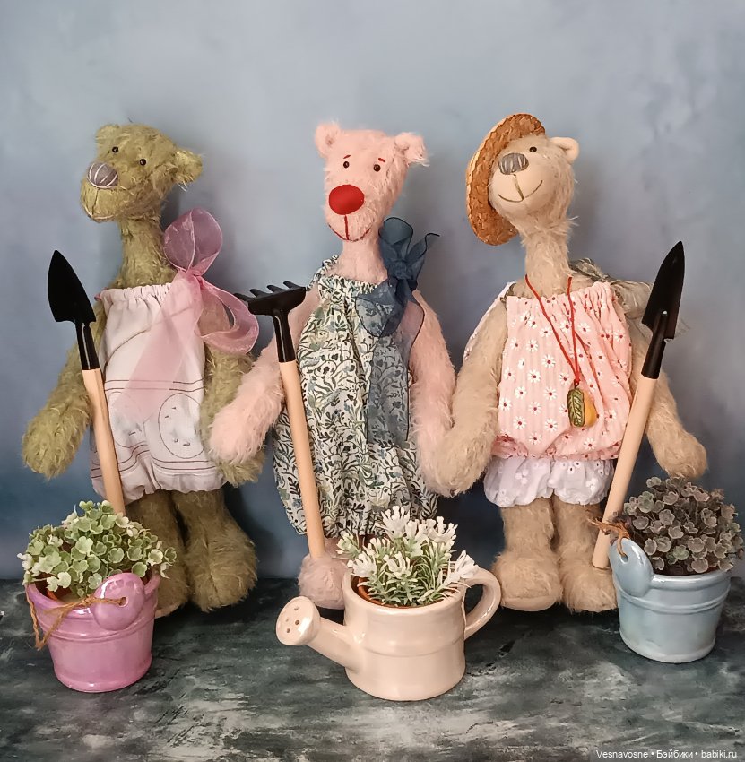 Дачники. Мишки в стиле Цвергназе (фото 2)