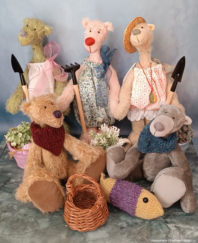 Дачники. Мишки в стиле Цвергназе