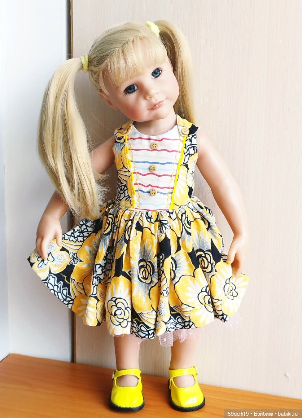 Летний сарафанчик 👗 для кукол готц 50 см