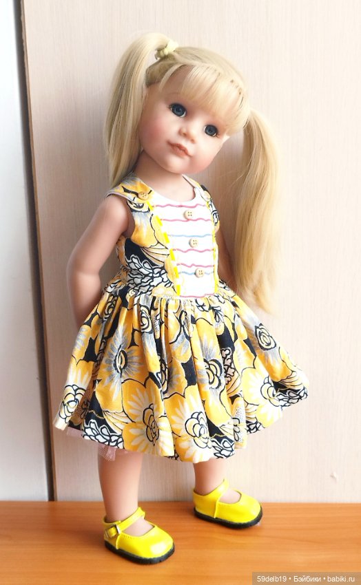 Летний сарафанчик 👗 для кукол готц 50 см (фото 6)