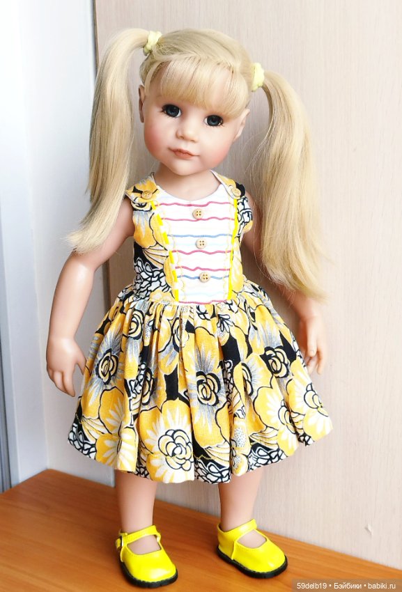 Летний сарафанчик 👗 для кукол готц 50 см (фото 7)