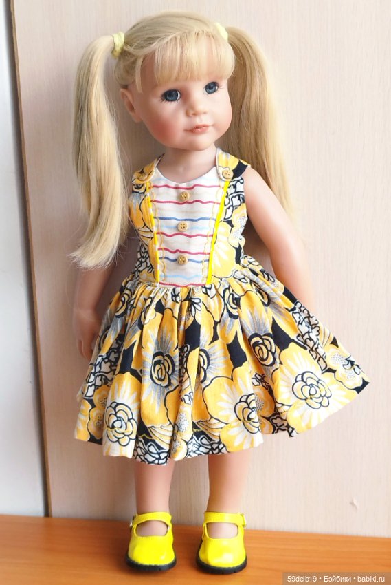 Летний сарафанчик 👗 для кукол готц 50 см (фото 3)