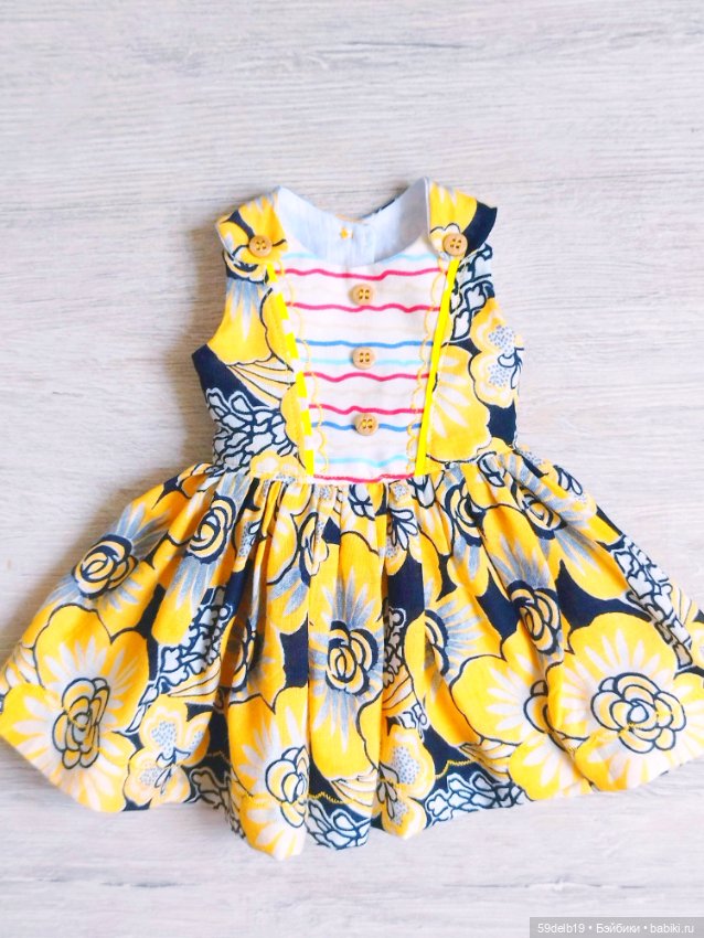 Летний сарафанчик 👗 для кукол готц 50 см