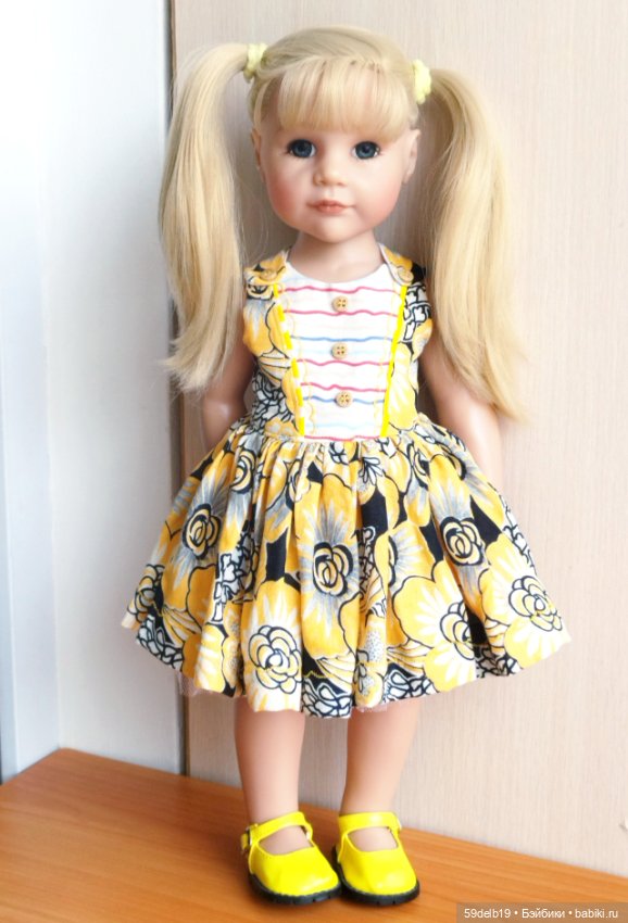 Летний сарафанчик 👗 для кукол готц 50 см (фото 2)
