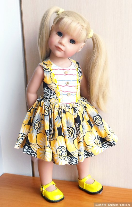 Летний сарафанчик 👗 для кукол готц 50 см (фото 4)
