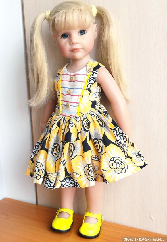 Летний сарафанчик 👗 для кукол готц 50 см (фото 5)