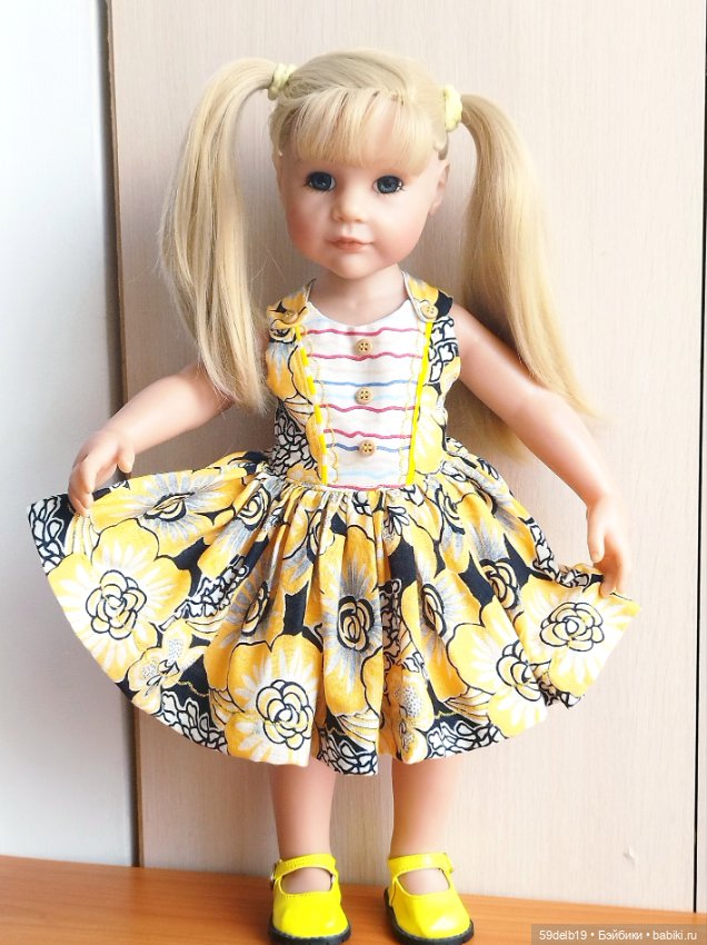 Летний сарафанчик 👗 для кукол готц 50 см