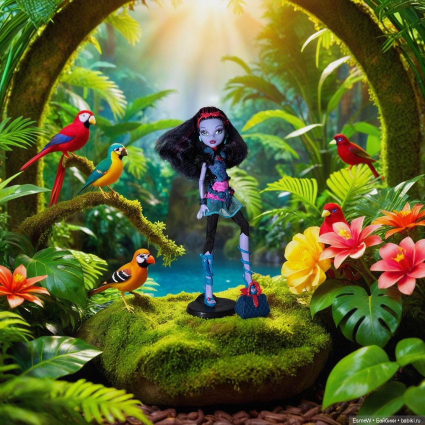 Загадочная амазонка в ярком блеске джунглей (фото 3)