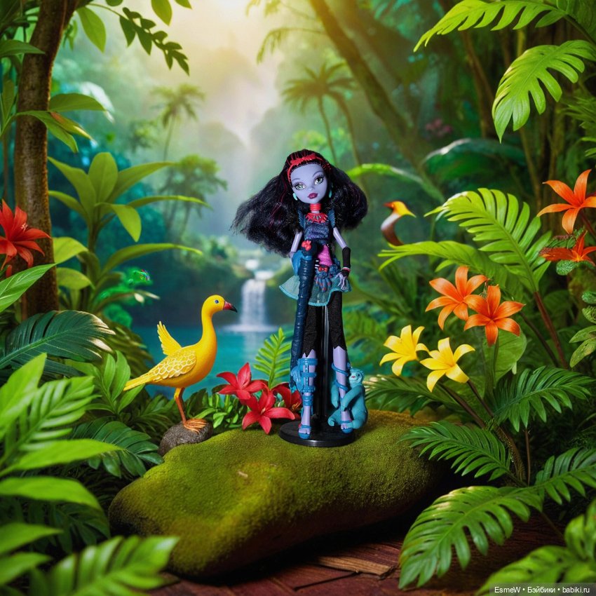 Загадочная амазонка в ярком блеске джунглей (фото 5)