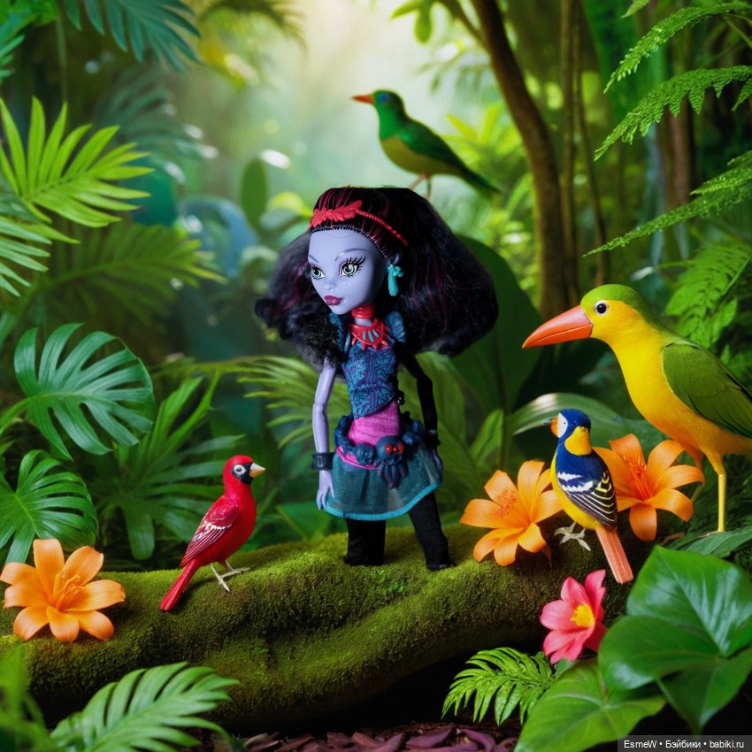 Загадочная амазонка в ярком блеске джунглей (фото 4)