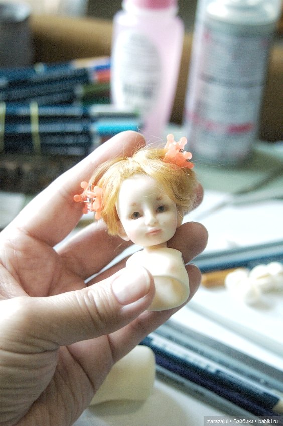 Новая Танюшка рождается из новой смолы для кукол БЖД (фото 3)