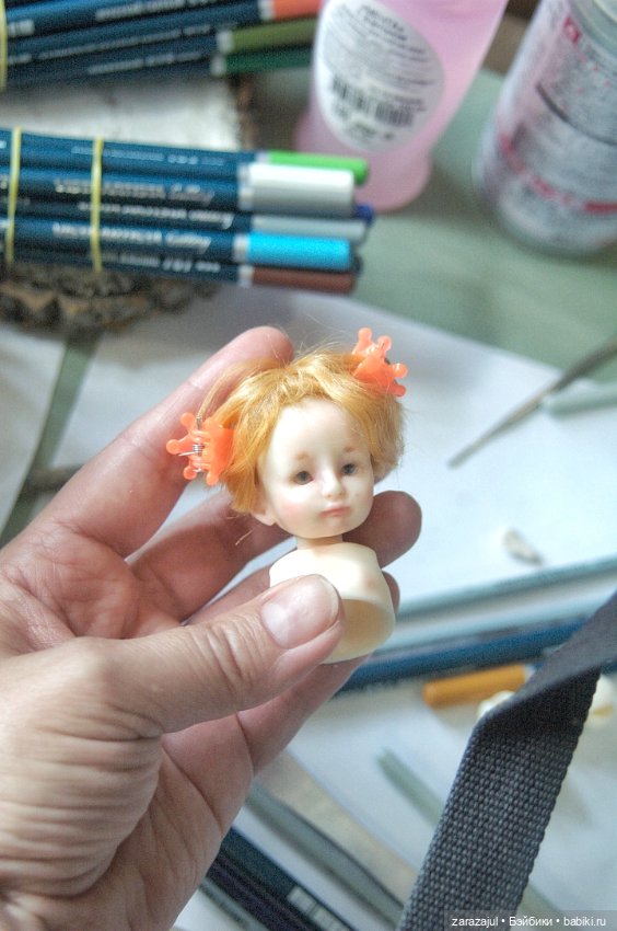 Новая Танюшка рождается из новой смолы для кукол БЖД (фото 2)