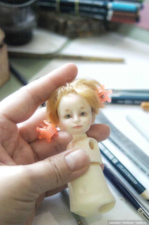 Новая Танюшка рождается из новой смолы для кукол БЖД (фото 4)