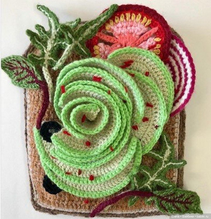 Вязанная еда от Kate Jenkins (фото 9)