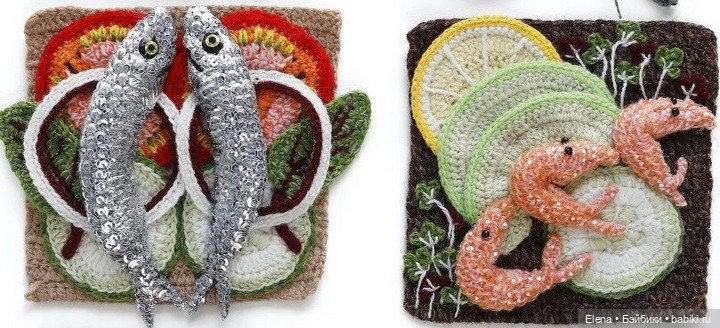 Вязанная еда от Kate Jenkins (фото 7)