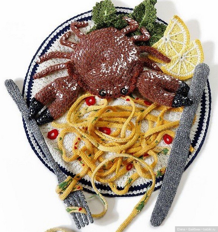 Вязанная еда от Kate Jenkins (фото 4)