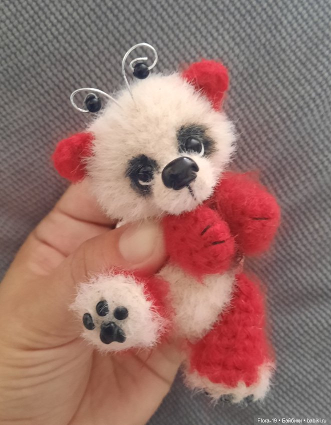 Пандочка-Букашечка — Вязаные игрушки и амигуруми: крючком