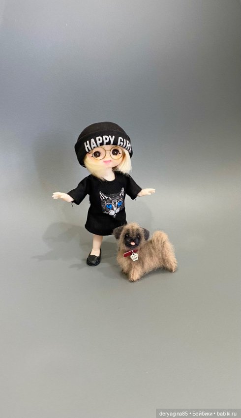 Пекинес — Валяные игрушки из шерсти: сухое валяние (фото 9)